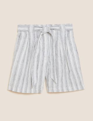 Marks and Spencer + Pure Linen Shorts