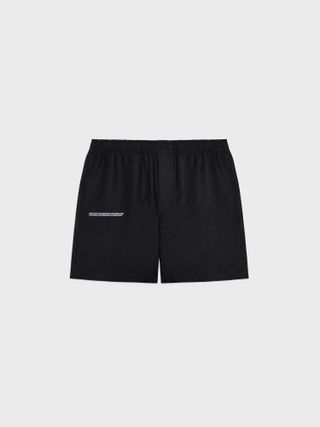 Pangaia + Aloe Linen Shorts in Black