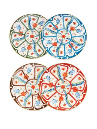Laboratorio Paravicini + Set of Four Izmir Ceramic Dessert Plates