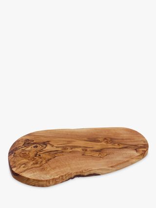 John Lewis and Partners + Naturally Med Olive Wood Chopping Board