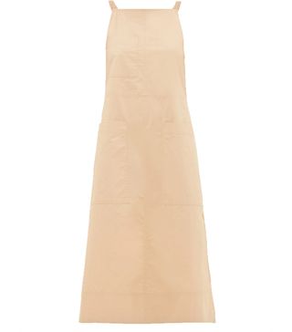 Lee Mathews + Workroom Patch-Pocket Side-Slit Cotton Dress