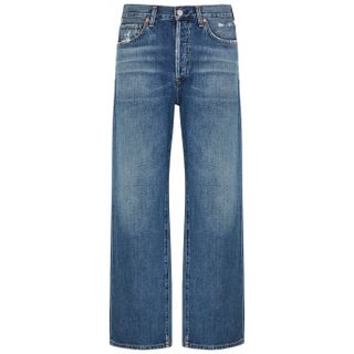 Citizens of Humanity + Joanna Blue Wide-Leg Jeans