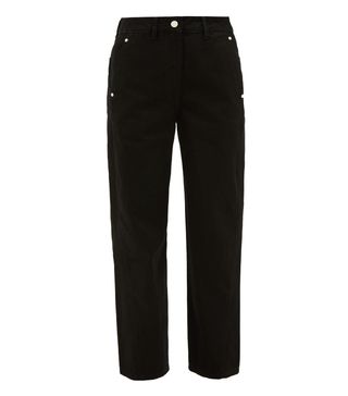 Lemaire + Twisted Cropped Straight-Leg Jeans
