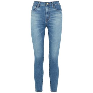 J Brand + Leenah Blue Skinny Jeans