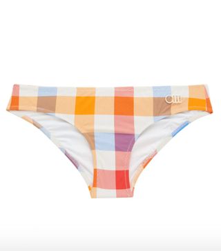 Solid & Striped + The Elle Gingham Bikini Briefs