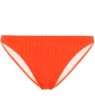 Peony + Tangerine Ribbed Bikini Bottoms