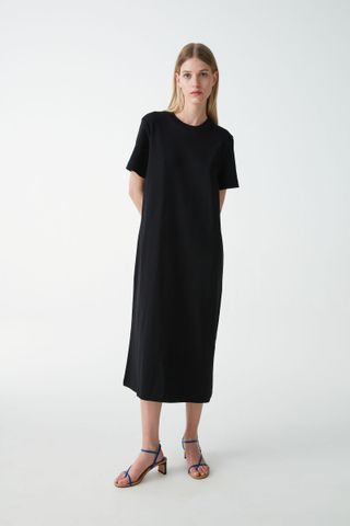 COS + A-Line Cotton Jersey Dress