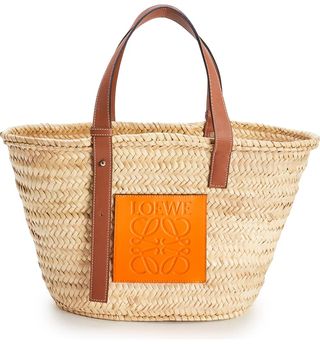 Loewe + x Paula's Ibiza Palm Leaf Basket Bag