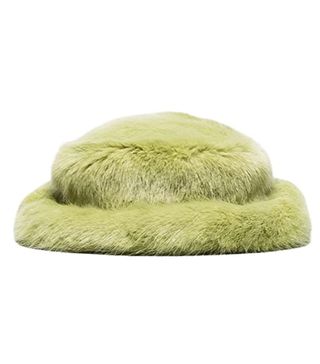 Ynocfri + Faux Fur Bucket Hat