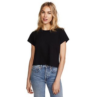 Re/Done x Hanes + 1950s Boxy Crop Tee