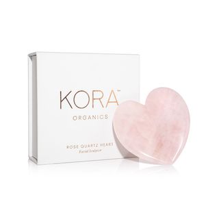 Kora Organics + Rose Quartz Heart Facial Gua Sha