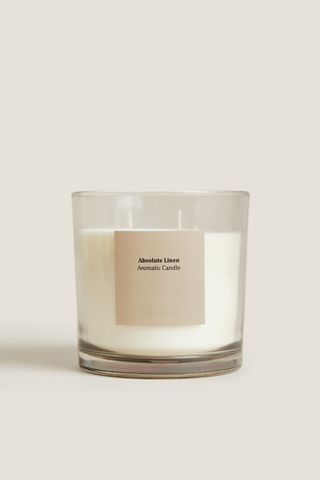 Zara + Absolute Linen Scented Candle