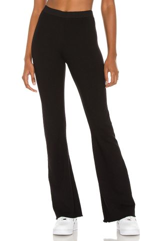 Indah + Penne Solid Bootcut Pant in Black