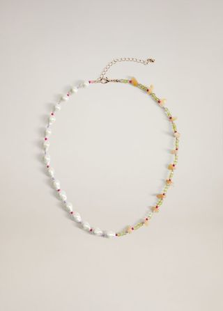 Mango + Mixed Pearl Necklace