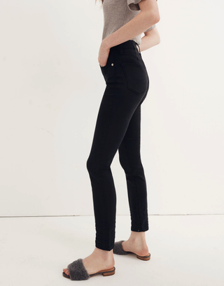 Madewell + 9-Inch Mid-Rise Skinny Jeans in Lunar Wash: Tencel Denim Edition