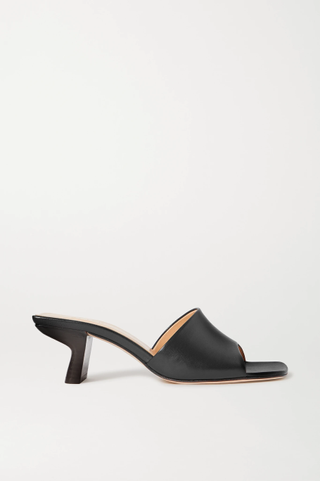 By Far + Lily Leather Mules
