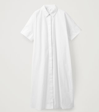 COS + Long Cotton Shirt Dress