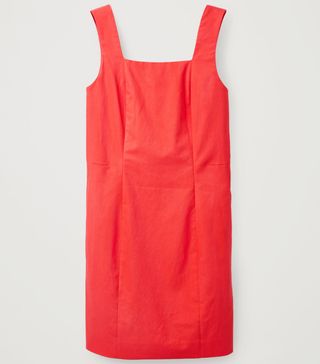 COS + Slim-Fit Cotton-Linen Dress