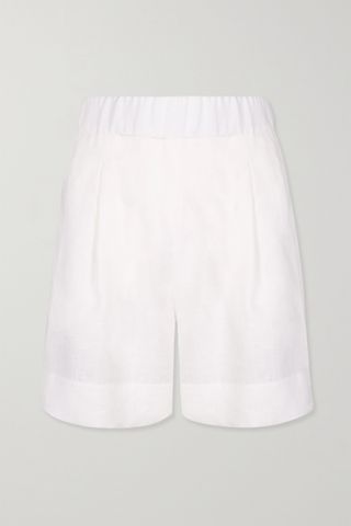 Asceno + Zurich Organic Linen Shorts