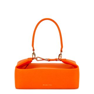 Rejina Pyo + Olivia Orange Leather Top Handle Bag