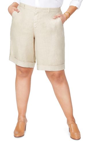 NYDJ + Linen Bermuda Shorts