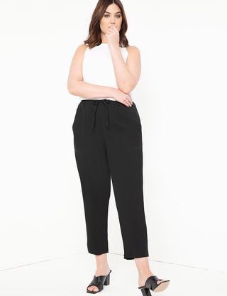 Eloquii + Relaxed Pant with Patch Pockets