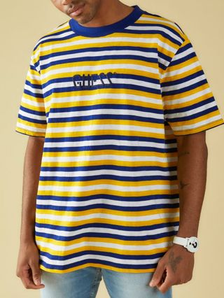 Guess Originals + Embroidered Stripe Tee
