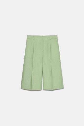 Zara + Linen Shorts
