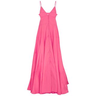 Jacquemus + La Robe Manosque Pink Georgette Maxi Dress
