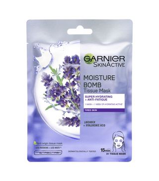 Garnier + Moisture Bomb Lavender Hydrating Face Sheet Mask