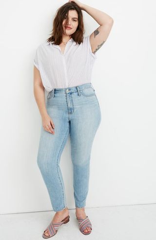 Madewell + The Curvy Perfect Vintage High Waist Jeans