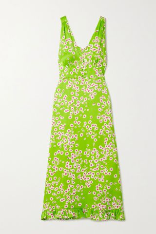 Faithfull the Brand + Emili Floral-Print Crepe de Chine Dress