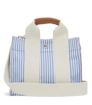 Rue De Verneuil + Baby S3 Patchwork Striped Canvas Tote Bag
