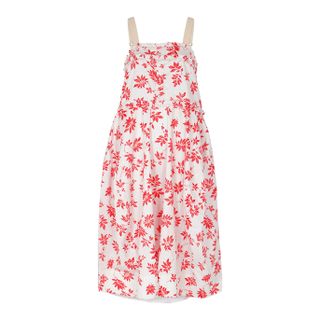 Lee Mathews + Lulu Floral-Print Poplin Midi Dress