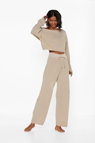 Nasty Gal + Slow Down Jumper and Joggers Lounge Set