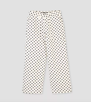 Who What Wear x Target + Polka Dot Mid-Rise Ankle Length Pants