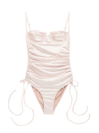 Isa Boulder + Nina Underwired Ruched Swimsuit