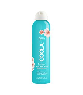 Coola + Classic Body Organic Sunscreen Spray SPF 70 Peach Blossom