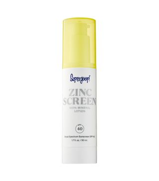 Supergoop! + Zincscreen 100% Mineral Lotion SPF 40 PA+++