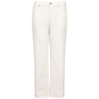 Citizens of Humanity + Emery White Straight-Leg Jeans