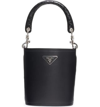 Prada + Leather Bucket Bag