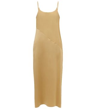 Asceno + Lisbon Panelled Silk Slip Dress
