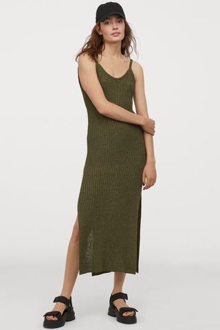 H&M + Fitted Knit Dress