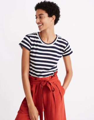 Madewell + The Perfect Vintage Tee in Atkins Stripe
