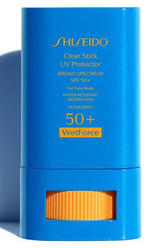 Shiseido + WetForce Clear Stick UV Protector Broad Spectrum SPF 50+ Sunscreen