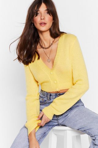 & Other Stories + Button Cropped Cardigan | Nasty Gal
