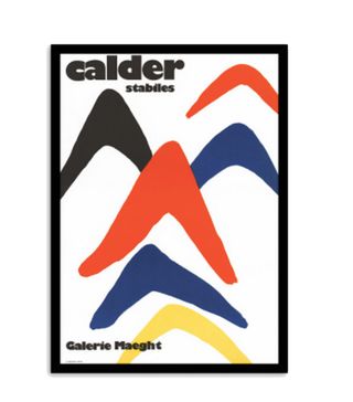 Galerie Maeght + Alexander Calder 'Stabiles' Exhibition Poster Framed Print, 80.5 X 58.5cm