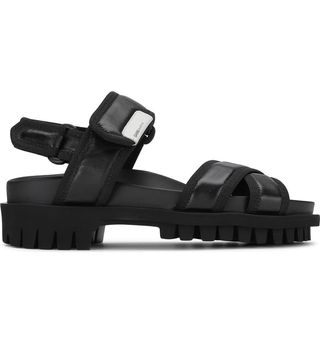 Ganni + Strappy Hiking Platform Sandal