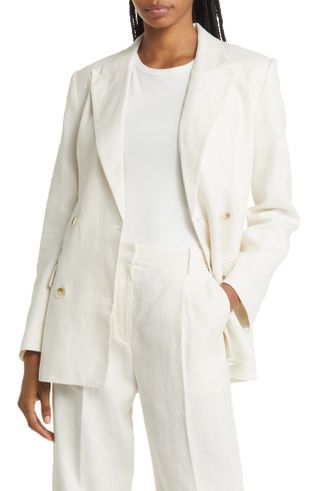 & Other Stories + Double Breasted Linen Blazer