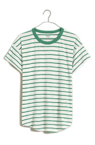 Madewell + Darville Stripe Whisper Cotton Crewneck T-Shirt